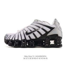 公司级 耐克 Nike Shox Tl 男女子运动鞋厚底增高老爹鞋，令机械力学缓震性能跃升新层次。采用透气网眼鞋面和全掌型 Nike Shox 技术，革新演绎经