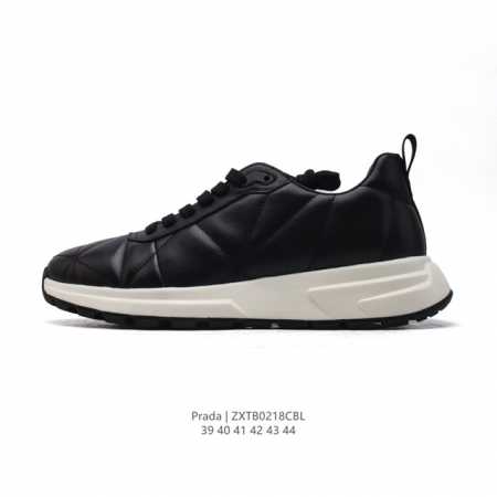 公司级 Prada系列／Prada 普拉达男士厚底增高运动跑步鞋 时尚板鞋 Prada.普拉达高端品牌休闲慢跑鞋 完美做工.演绎完美选择的你。 码数: 39 4 - 点击图像关闭