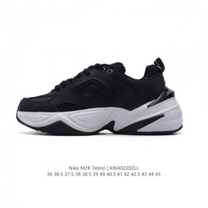 真标 耐克 Nike M2K Tekno 男女子运动鞋厚底老爹鞋经典复古休闲慢跑鞋。从 Monarch 系列汲取灵感，以太空时代细节演绎未来风范。分层鞋面借鉴自