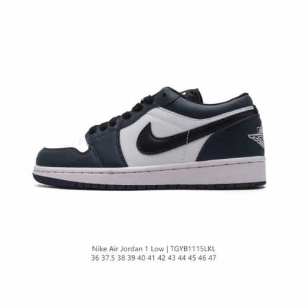 耐克 乔丹air Jordan 1 Low Aj1 乔1 乔丹1代aj1 低帮复古文化休闲运动篮球鞋。该鞋款从 1985 年元年款汲取设计灵感，焕新演绎简约经典 - 点击图像关闭