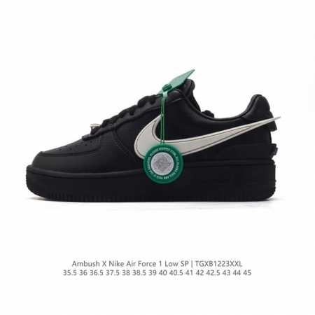 公司级 耐克 空军一号 附赠logo品牌清洁刷！Af1 低帮休闲板鞋 Ambush X Nk Air Force 1'07 Low Sp 空军一号联名标志性的s - 点击图像关闭
