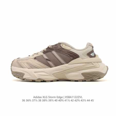 新品公司级 阿迪达斯 Adidas Xlg Storm Edge 机甲风暴 舒适百搭 防滑耐磨 老爹鞋 机甲风暴系列运动跑步鞋：未来美学与科技融合，鞋面用金属质 - 点击图像关闭
