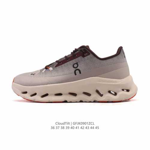昂跑 On 训练鞋Cloudtitl 2025新品 男女同款防水缓震徒步鞋 厚底增高运动老爹鞋。缓震性能提升：Cloudtilt 采用了先进的缓震技术，能够有效