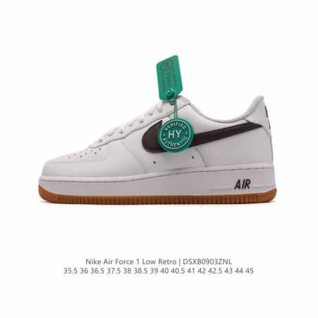 公司级 附赠送logo清洁刷 Af1耐克 Nike Air Force 1 ‘07 Low 空军一号厚底增高百搭休闲运动板鞋 原楦头原纸板 打造纯正空军版型，专 - 点击图像关闭