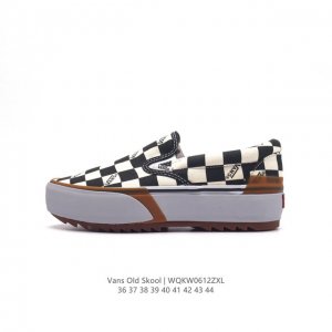万斯vans 运动板鞋 范斯官方 Old Skool低帮板鞋时尚复古 男女鞋潮流运动鞋 工艺：硫化1:1 重量1:1、真标、原钢印、材质标、鞋型标、合格证 类型