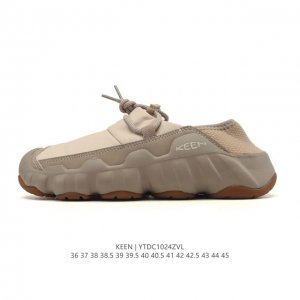 美国人气户外品牌-科恩Keen Jasper Rocks Sp贾斯珀都市系列复古低帮系带户外风露营徒步登山运动训练鞋 。原楦型开发纸版，采用固色翻毛皮鞋面材质，