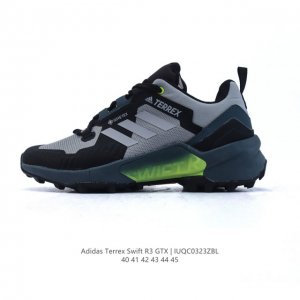 200 【公司级】阿迪达斯Adidas Terrex Swift R3 Gtx 男子低帮复古休闲鞋 高品质涉水 溯溪时尚潮流休闲运动鞋，阿迪联名鞋，户外新宠！！