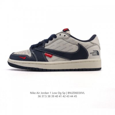 公司级 真标 耐克 Nike Air Jordan 1 Low Og Sp Military Blue Aj1乔1倒勾 2025年新款 蛇年新款 低帮篮球鞋 A