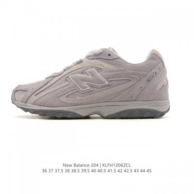 新百伦 2025年新款 New Balance 204L 2025年夏季登场：复古薄底鞋重塑都市运动美学时尚运动跑步鞋，以复古薄底设计与室内足球鞋灵感，打造兼具