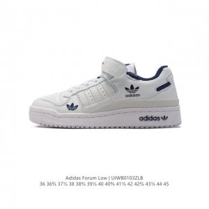 Adidas 阿迪达斯 三叶草 Forum Low 男女运动鞋 摩登演绎篮球风的经典鞋。英文的“Forum”，是进行表达的场所，在这里，可以释放自己的热情，阐述