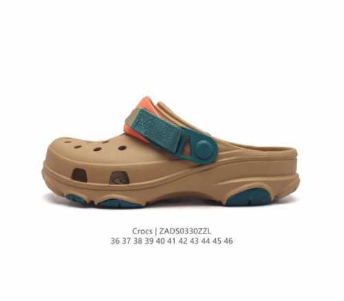 Crocs 沙滩洞洞鞋 男女休闲厚底增高凉拖鞋 卡骆驰杨幂同款包头凉拖鞋 厚底增高凸显大长腿沙滩鞋 选择尺码时 建议选大一码 脚感更舒适 这款没有鞋盒 类型 男
