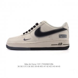耐克 Nike Air Force 1 '07 Low 空军一号含气垫 小白鞋 2025年 蛇年新款 低帮百搭厚底增高休闲运动板鞋。柔软、弹性十足的缓震性能和出