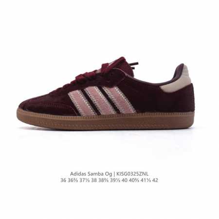 210 【公司级】阿迪达斯 德训鞋 Adidas Originals Samba Og Shoes 经典运动鞋小白鞋「T头鞋」女板鞋 彰显休闲摩登风情的时尚经典 - 点击图像关闭