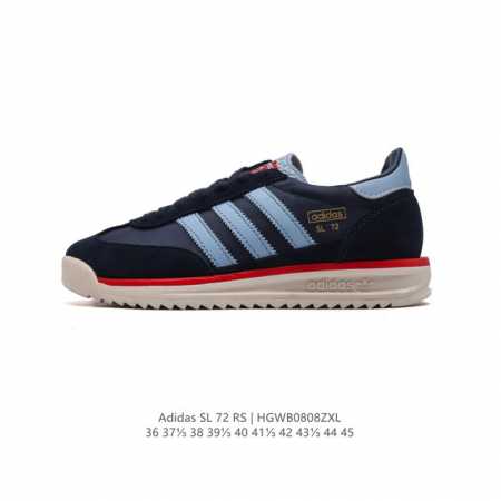 阿迪达斯adidas Sl 72 Shoes 经典复古薄底运动鞋 T头鞋 三叶草复古休闲跑步鞋休闲运动鞋 这款经典运动鞋携复古型格，来访你的活力日常 采用舒爽网 - 点击图像关闭