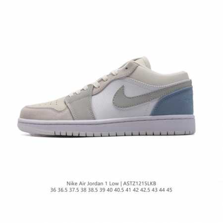 耐克 乔丹air Jordan 1 Low Aj1 乔1 乔丹1代aj1 低帮复古文化休闲运动篮球鞋。该鞋款从 19 年元年款汲取设计灵感，焕新演绎简约经典外观 - 点击图像关闭