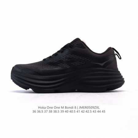 hoka One One 邦代系列 Bondi 8 跑鞋 男女子轻便缓震公路跑鞋。在 Hoka 系列中最耐磨的鞋子之一,Bondi 本季已经做出了决定性的演变: - 点击图像关闭