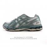 公司级 亚瑟士 Kith X Asics Gel-Kayano 12.1 “Light Sage”运动舒适防滑透气 低帮跑步鞋 厚底增高老爹鞋 该款Asics