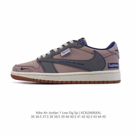 公司级 真标 耐克 Nike Air Jordan 1 Low Og Sp Military Blue Aj1乔1倒勾 2025年新款 路易威登联名 低帮篮球鞋 - 点击图像关闭