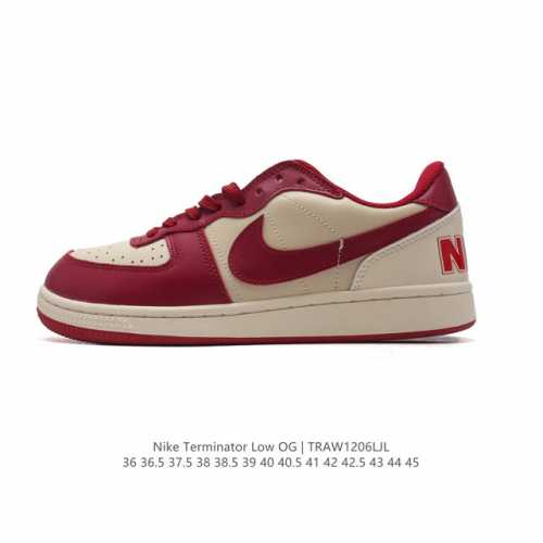 耐克 Nike Terminator Low 耐克终结者系列低帮滑板鞋 黄蓝密歇根 舒适 百搭 防滑耐磨复古运动鞋。忠于原版，延续经典。采用耐穿舒适的利落皮革，