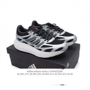 公司级 阿迪达斯 Adidas 男女士休闲鞋 Adizero Aruku 减震耐磨缓冲回弹百搭运动鞋 厚底增高老爹鞋。今年曝光的Adidas Adizero A