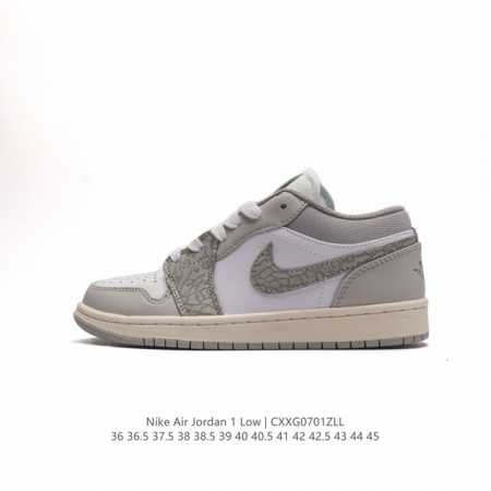 真标 耐克 乔丹Air Jordan 1 Low AJ1 乔1 乔丹1代aj1 低帮复古文化休闲运动篮球鞋。该鞋款从 1985 年元年款汲取设计灵感，焕新演绎简 - 点击图像关闭