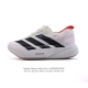 公司级 阿迪达斯 Adidas Adizero Adios pro 4 舒适防滑耐磨 低帮 休闲跑步鞋 男女同款厚度增高老爹鞋 金属银 2025年，Adidas