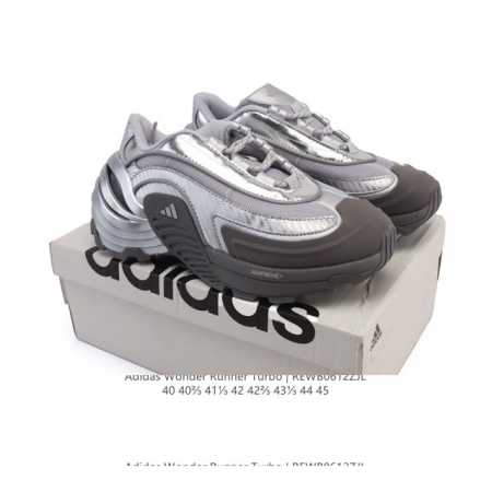 新品 阿迪达斯新款 Adidas Fos系列Wonder Runner Turbo厚底运动鞋阿迪达斯轻运动鞋舒适防滑耐磨 低帮缓震跑步鞋 厚底增高男款老爹鞋，外 - 点击图像关闭