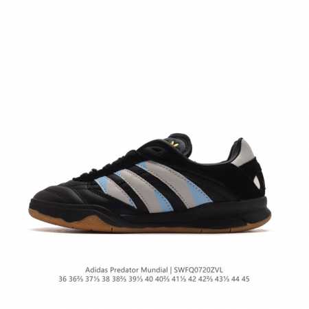 阿迪达斯 Adidas Predator Mundial Shoes 经典运动板鞋 从往昔汲取灵感的足球风经典运动鞋 这款adidas经典运动鞋，融合往日经典设 - 点击图像关闭