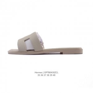 公司级 Hermes Footwear Woman 爱马仕 礼装 休闲拖鞋 黑白等多色万年经典爱马士 女神标配 度假 居家 必备凉拖鞋 东莞原厂真皮大底平底拖鞋