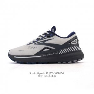 公司级 Brooks布鲁克斯 Glycerin 甘油19运动鞋 缓震慢跑鞋 老爹鞋 注入氮气之后的超凡缓震体验 穿过布鲁克斯的伙伴都知道 布鲁克斯的鞋面已经记不