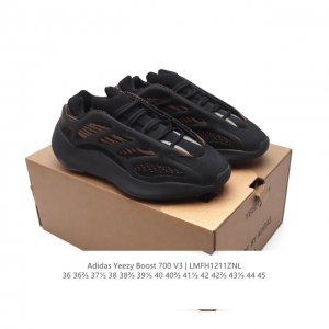 公司级 阿迪达斯 Adidas Yeezy 700 V3 异形椰子700男女老爹鞋跑步鞋 运动鞋，Yeezy 700 V3 的外形和技术含量有着革新一般的变化，