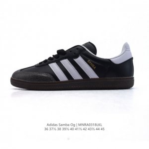120 阿迪达斯 德训鞋 Adidas Originals Samba Og Shoes 经典运动鞋小白鞋 「T头鞋」男女士板鞋 彰显休闲摩登风情的时尚经典鞋。