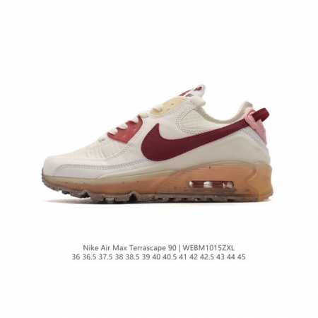 特价 耐克nike Air Max Terrascape 90 复古休闲运动鞋厚底增高气垫缓震男女跑步鞋 。革新外底设计，打造出众造型；半透明 Nike Gri - 点击图像关闭