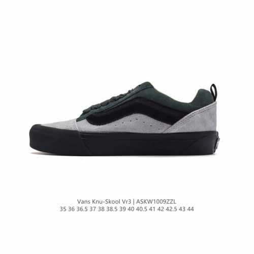 万斯 Vans Knu-Skool Vr3 Lx 面包鞋 豹纹帆布鞋面。坎普尔 茱利安系列低帮复古硫化休闲运动板鞋“肥胖版大logo”要说整个年最为热门的鞋型之