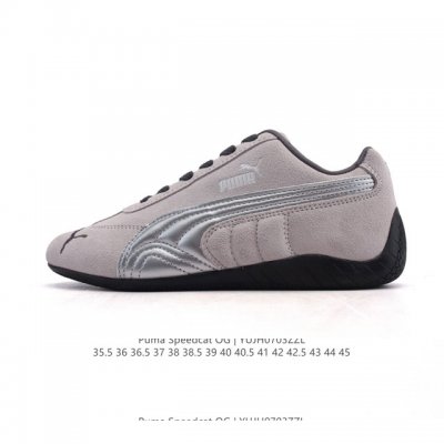 公司级 Puma Speedca Og 彪马极速赛车系列低帮德训风拼接复古百搭休闲运动赛车鞋 鞋款从80、90年代赛车手所穿的防火赛车鞋为原型，鞋身线条模仿了赛