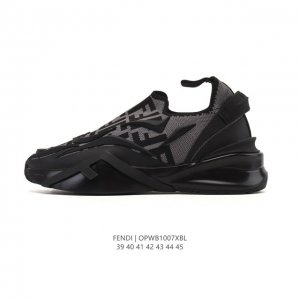 公司级 Fendi芬迪2025新春爆款系列时尚复古运动鞋男士厚底增高老爹鞋 原版休闲鞋。设计师Kim Jones打造的首款运动鞋Fendi 板鞋，新鲜血液注入复