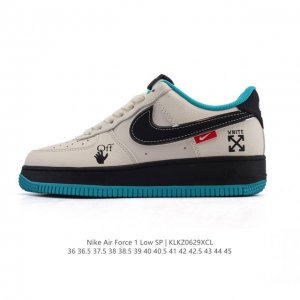 公司级 耐克 Nike Air Force 1 '07 Low 空军一号含气垫 小白鞋 低帮百搭厚底增高休闲运动板鞋。柔软、弹性十足的缓震性能和出色的中底设计，