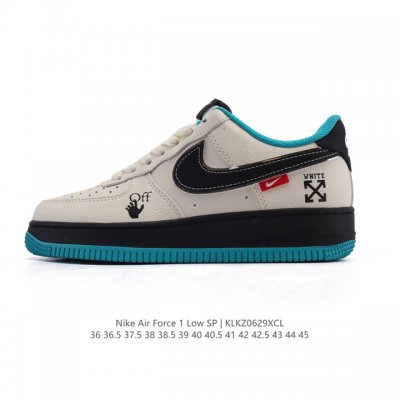 公司级 耐克 Nike Air Force 1 '07 Low 空军一号含气垫 小白鞋 低帮百搭厚底增高休闲运动板鞋。柔软、弹性十足的缓震性能和出色的中底设计，