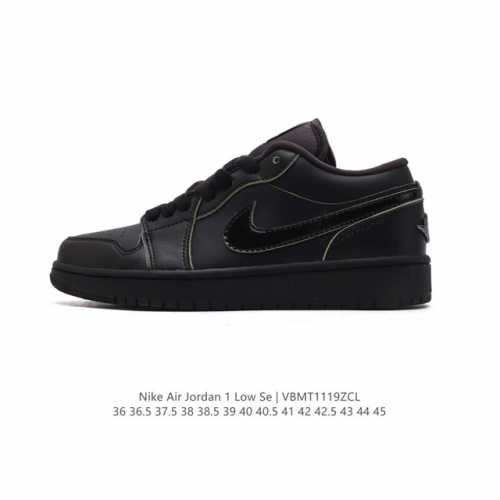 耐克 乔丹air Jordan 1 Low Aj1 乔1 乔丹1代aj1 低帮复古文化休闲运动篮球鞋。该鞋款从 1985 年元年款汲取设计灵感，焕新演绎简约经典