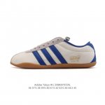 阿迪达斯 Adidas Originals Tokyo 经典舒适 防滑耐磨 低帮 板鞋 男女款 蓝色一双封神｜复古薄底鞋美到犯规啦薄底鞋是今年的流行趋势，这双T