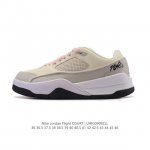 耐克 Nike 乔丹 Jordan Flight Court 时尚休闲 防滑耐磨 低帮运动鞋 复古篮球鞋 男女同款 Jordan 新鞋型 又来了！新配色曝光！滑