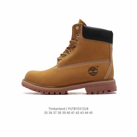 Timberland添柏岚靴子天伯伦高帮马丁靴 踢不烂经典大黄靴 高帮靴 马丁靴 户外休闲潮流系列 搭配防臭防腐真皮乳胶鞋垫，给您完美的穿着体验，质量考究耐穿， - 点击图像关闭