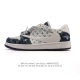 真标 耐克 Nike Air Jordan 1 Low Og Sp Military Blue Aj1乔1倒勾 路易威登联名 2025年新款 蛇年新款 低帮篮球