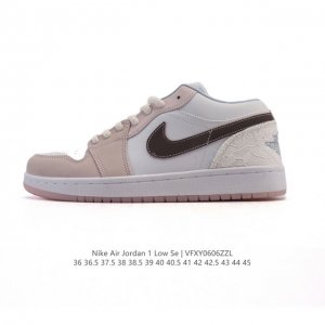 耐克 乔丹Air Jordan 1 Low Aj1 乔1 乔丹1代Aj1 低帮复古文化休闲运动篮球鞋。从1985 年面世的元年款汲取设计灵感，采用简洁大方的经典