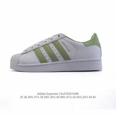 100 【二层皮】阿迪达斯 Adidas Superstar 三叶草2025年新款鞋子 蛇年新款经典贝壳头系列 新款休闲板鞋潮流女士运动鞋 。鞋面柔软皮革材质 - 点击图像关闭