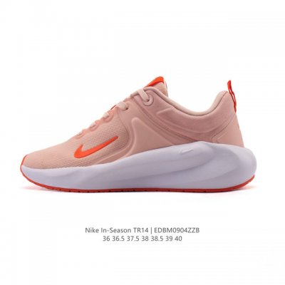 新品 Nike 耐克 In-Season Tr 14 训练运动鞋女款训练鞋，强调缓震、轻便与多场景适配性，适合跑步、体能训练等高强度活动。多功能用途：适用于跑步