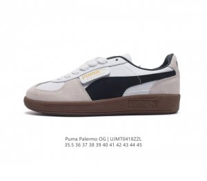 彪马puma Palermo Og 防滑耐磨低帮德训板鞋 男女同款运动鞋，Army Trainer Og休闲鞋沿用德训鞋经典外观 鞋身和鞋舌分别添加了品牌标志性