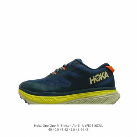 公司级 Hoka One One 斯廷森stinson Atr 6 轻便透气缓震耐磨男款全地形越野跑步鞋 挑战者全地形6减震平衡越野跑鞋 这款鞋的定位是提供多功 - 点击图像关闭