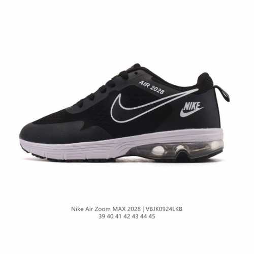 新品 耐克 Nike Zoom Max 2028官网官方气垫运动鞋男鞋 新款网面透气缓震跑步鞋轻便慢跑鞋透气防滑休闲鞋轻便跑鞋子 货号: Cj1677-001