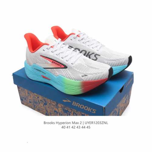 公司级 布鲁克斯brooks马拉松竞速专业跑步鞋透气缓震男鞋 Hyperion 2 旋风 男 平衡 烈风2采用布鲁克斯全新升级后的中底技术，即注入充足氮气的dn